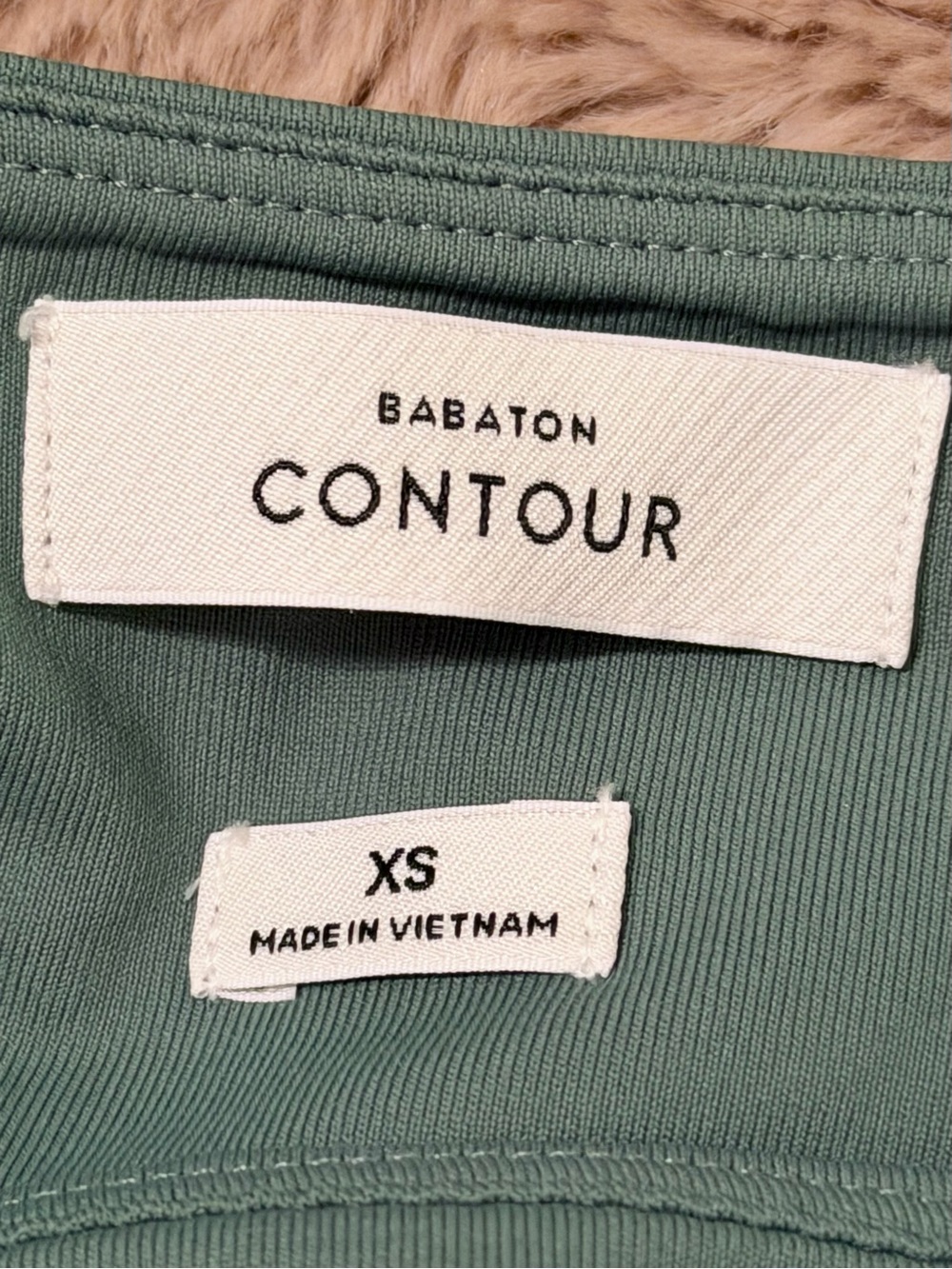 Babaton Green Square-Neck Crop Top - Picture 6 of 9